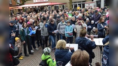 Bei Stadtwetten singen und malen, Küken grüßen, Tigerenten reiten: Buntes Treiben beim Kükenfest. (Foto: Marc Otto)