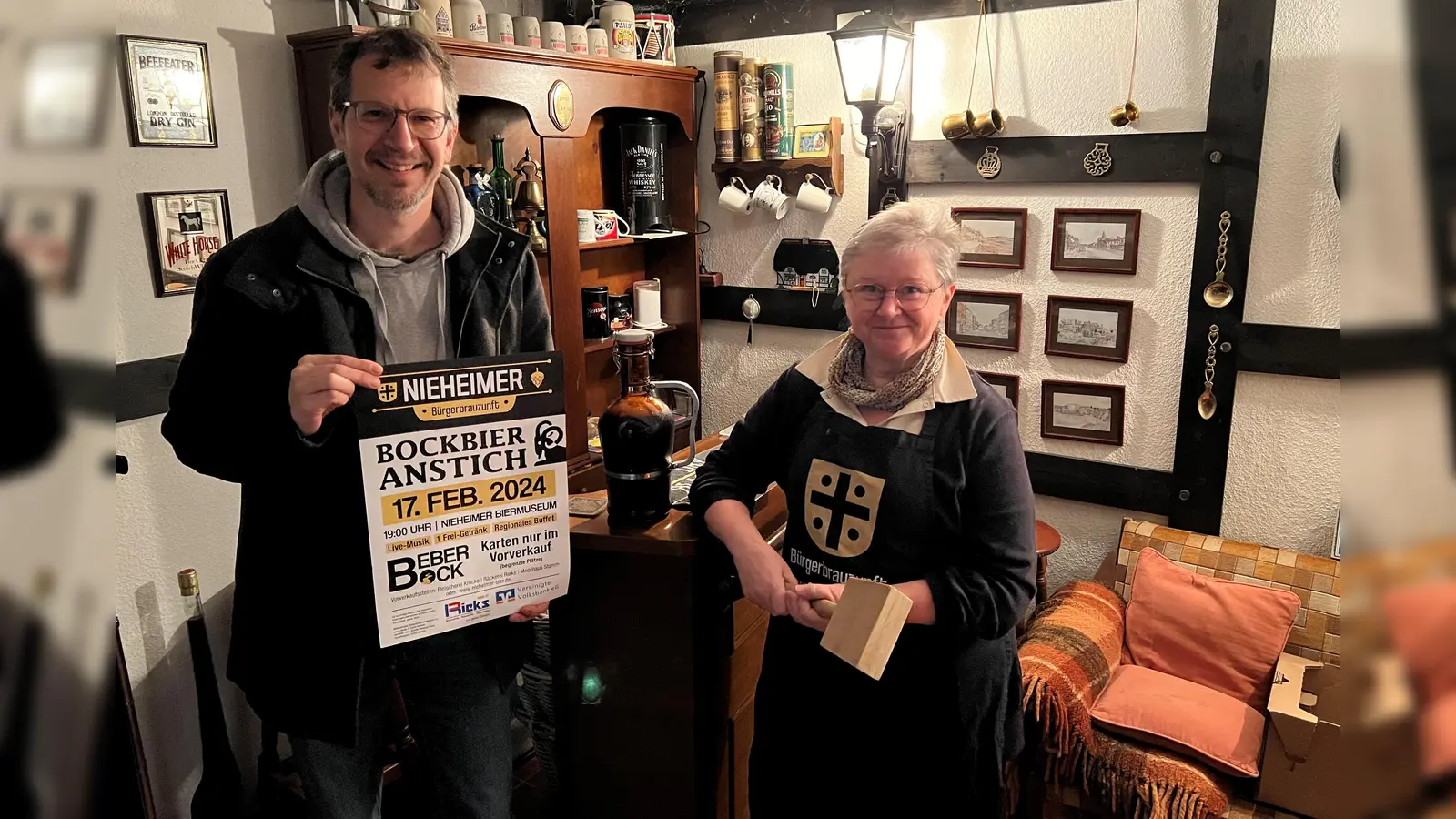 Roland Florin (Schriftführer) und Monika Hölscher-Darke. (Foto: privat)