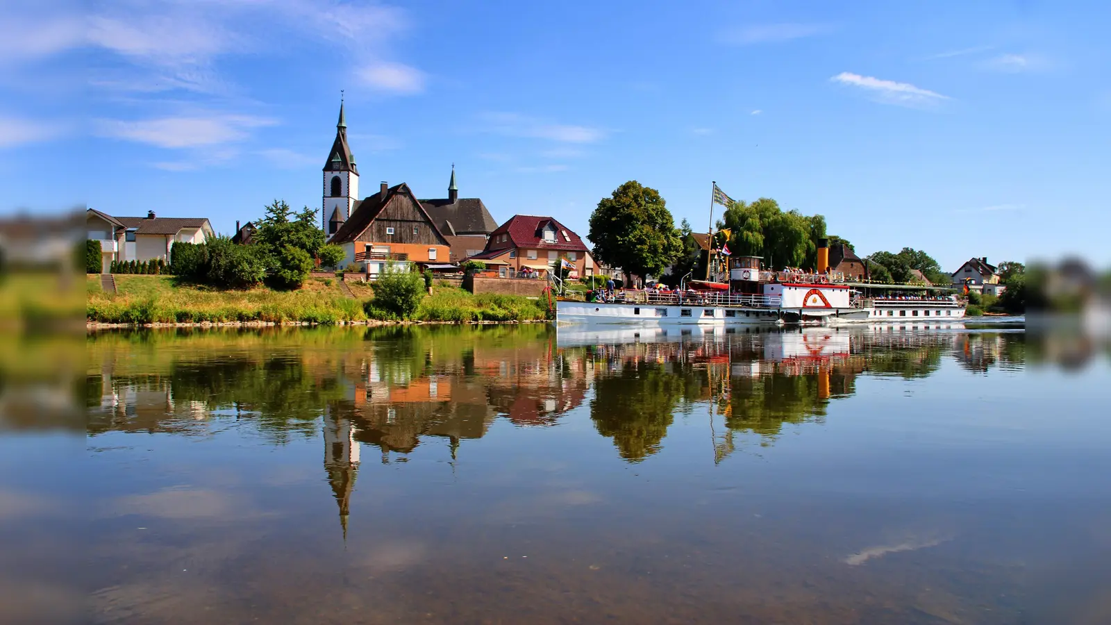 Der Dampfer bei Lüchtringen ist eines der Motive. (Foto: privat)