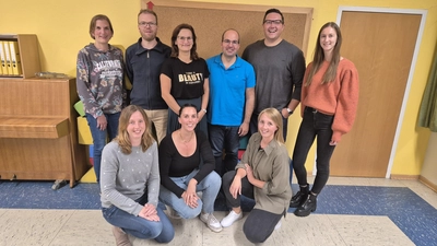 (hintere Reihe v.l.) Silvia Kaß, Gerd Anlage, Ilina Rose, Fernando Marques, Paul Reimer, Corinna Gassner, (vorne v.l.) Anne Sophia Wieners, Ina Rest, Daniela Beineke.<br>  (Foto: privat)