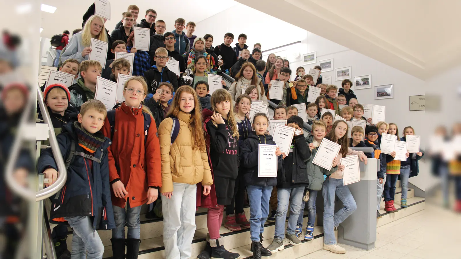 Schach-Kreismeisterschaften der Schulen am KWG. (Foto: privat)