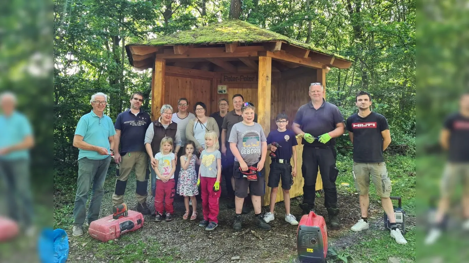 Der Arbeitseinsatz der Freiwilligen war erfolgreich.  (Foto: Vereinsgemeinschaft)