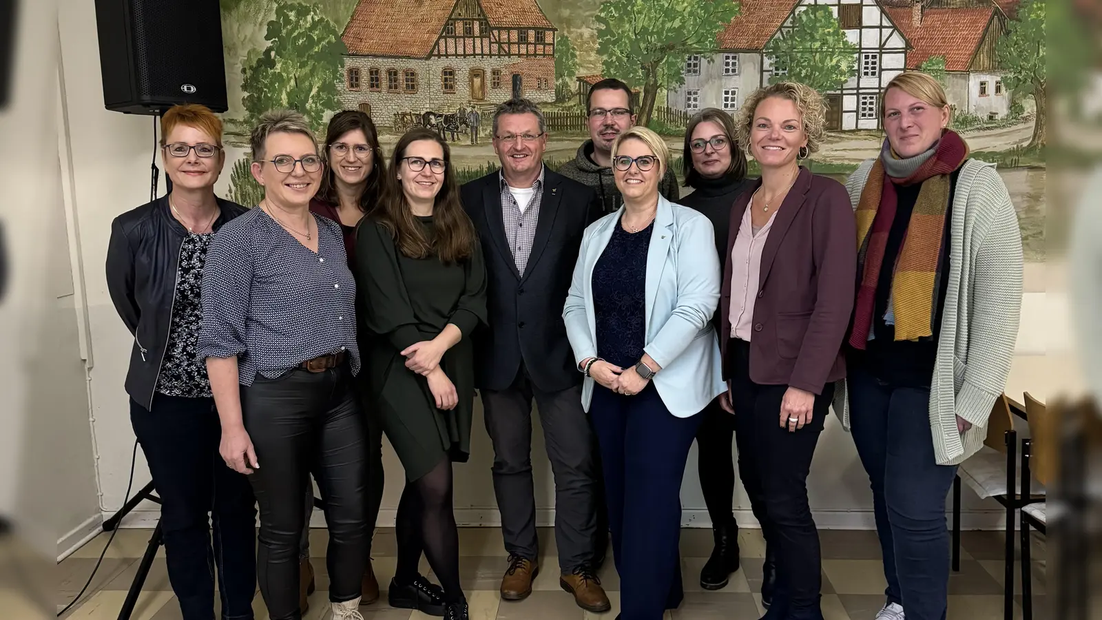 (v.l.) Heidrun Wuttke, Martina Werdehausen, Andrea Meixner, Gesa Weinstrauch, Markus Hagemann, Klaus Floren, Sabine Kleinschmidt, Ina Semke, Iris Hansmann und Julia Grube. (Foto: privat)