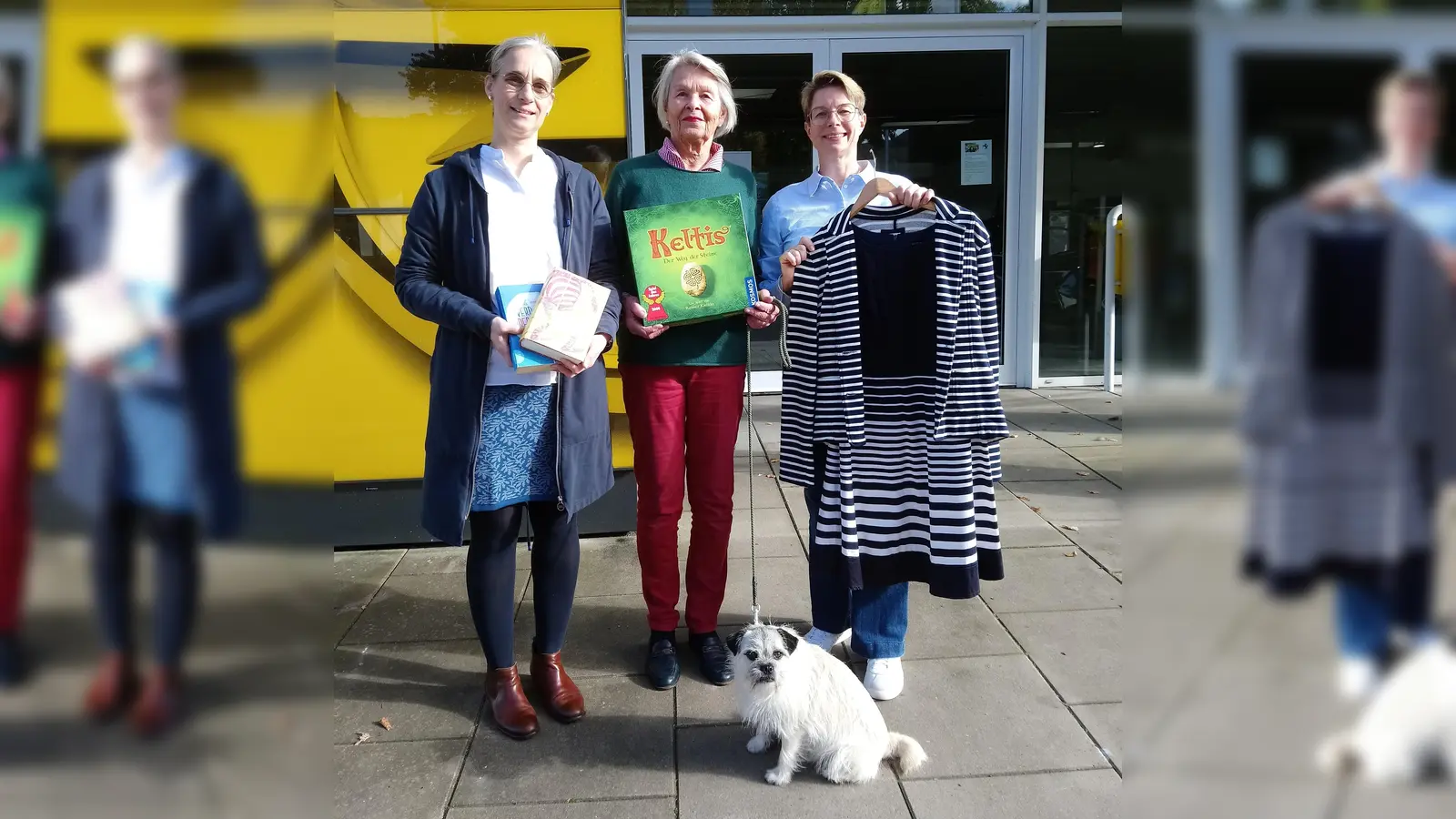 Inner Wheel- Präsidentin Maria-Theresia Wehofsich (Mitte), Petra Nolte (rechts) und Melanie Humborg (links) freuen sich auf die 13. Buch- und Spielebörse. (Foto: Doris Dietrich)