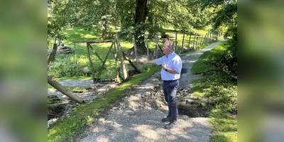 Durch das Unwetter am 2. August wurden im Tierpark Sababurg große Schäden verursacht. Bis voraussichtlich zum 16. August bleibt der Tierpark geschlossen. (Foto: Julia Sürder)